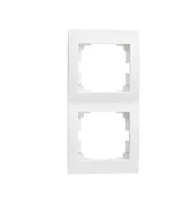 Cadre Double Vertical LOGI Blanc