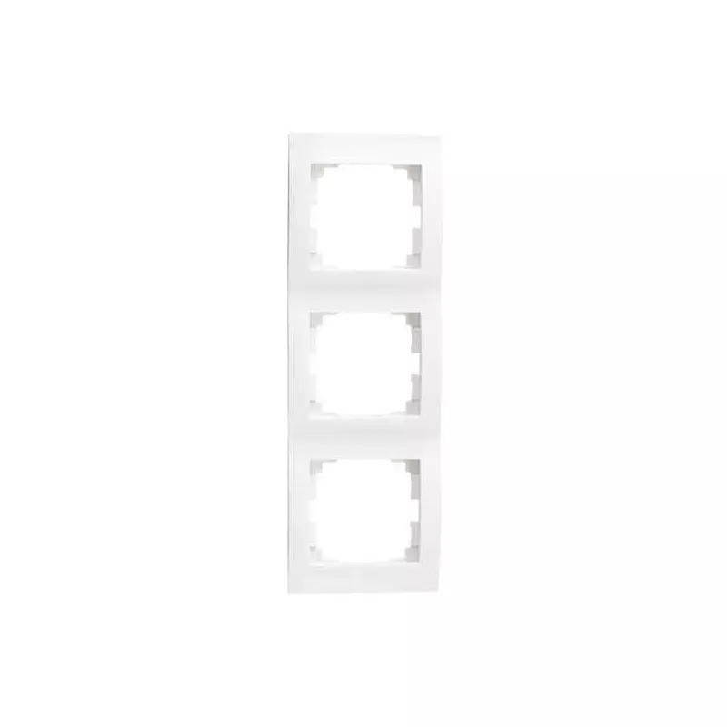 Cadre Triple Vertical LOGI Blanc