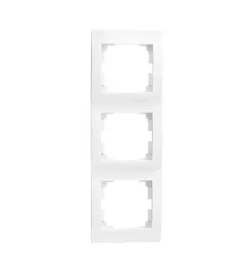 Cadre Triple Vertical LOGI Blanc