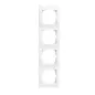 Cadre 4 Slots Vertical LOGI Blanc