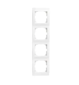 Cadre 4 Slots Vertical LOGI Blanc