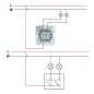 Interrupteur Encastrable Double LOGI Graphite