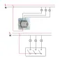 Interrupteur Encastrable Triple LOGI Graphite