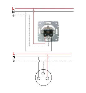 Prise avec Protection Encastrable LOGI Graphite