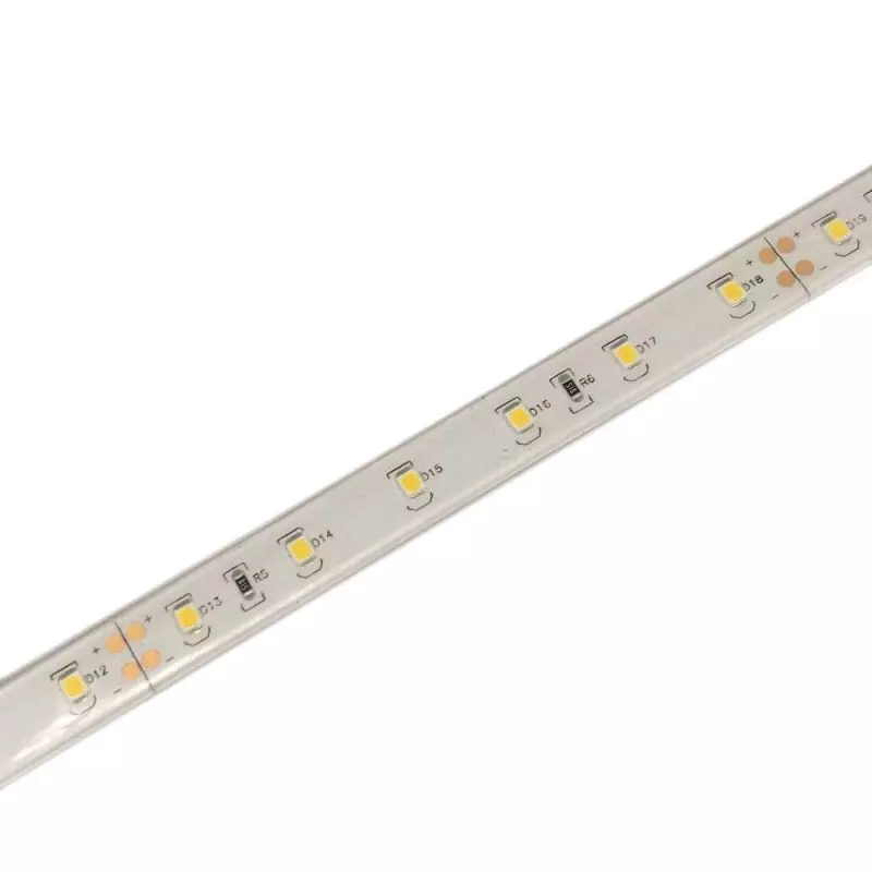 Ruban LED puissant 60 LED/m 11W/m DC24V Étanche IP68 - Blanc Chaud 3000K