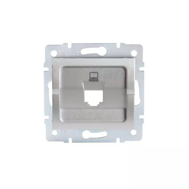 Adaptateur Réseau Ethernet RJ45 Encastrable LOGI Blanc