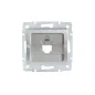 Adaptateur Réseau Ethernet RJ45 Encastrable LOGI Blanc