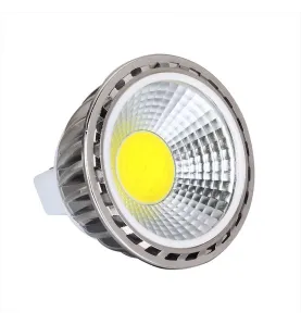 Kit Spot LED GU10 COB 5W dimmable équivalent 5W Blanc neutre 4100K fixe aluminium