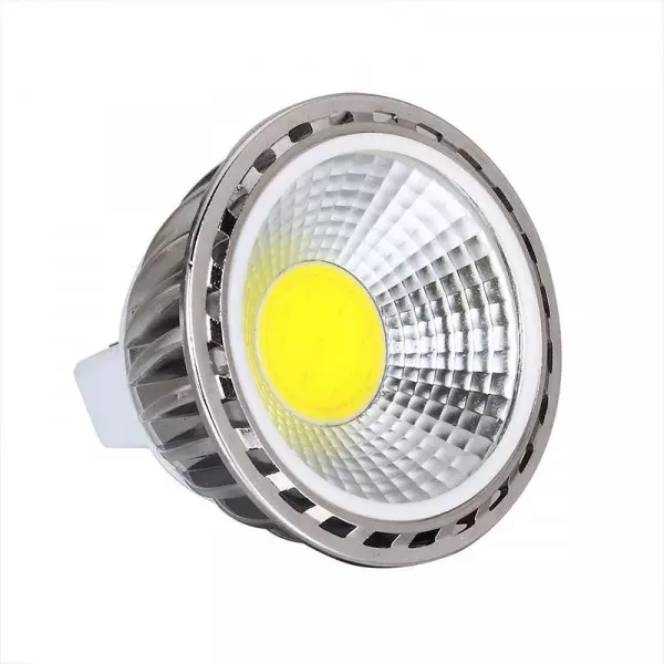 Ampoule LED spot, culot GU10, consommation de 5W pour une équivalence de  50W, intensité lumineuse de 345 lumens, lumière blanc n