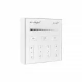 Télécommande Tactile Murale Dimmable RadioFréquence Sans Fil 4 Zones Blanc Mono-Couleur B1