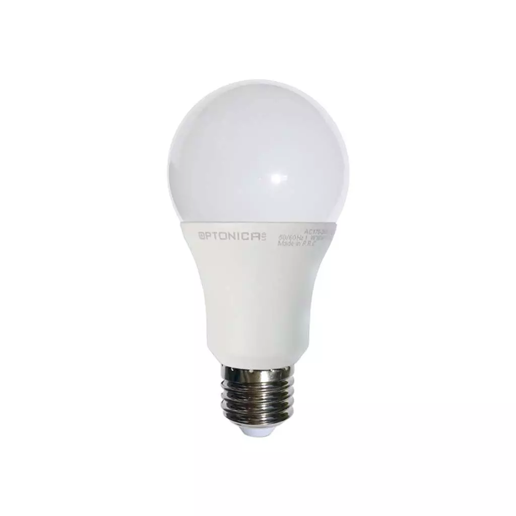 Ampoule LED bulbe douille E27, 10W 230V, blanc chaud à 4,90