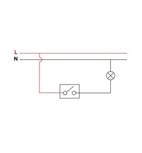 Interrupteur Simple Étanche TEKNO Noir