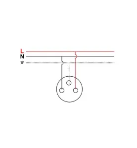 Interrupteur Simple et Prise avec Terre Étanche Verticale TEKNO Noir