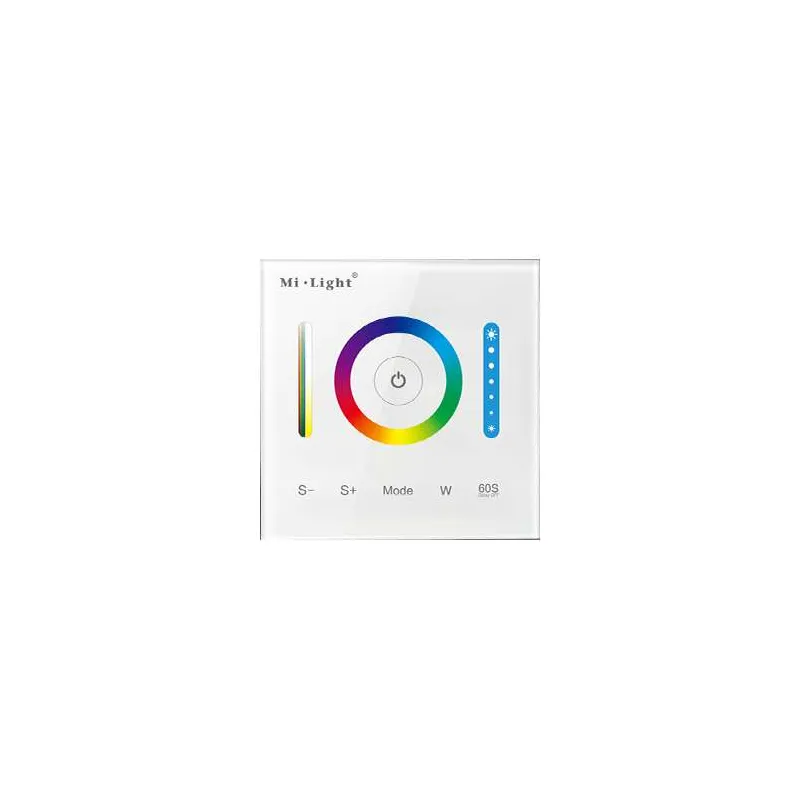 Télécommande Murale Tactile Dimmable Radio-Fréquence / Alexa / Google Assistant - RGB / RGBW / RGB+CCT P3