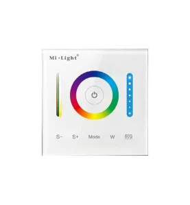 Télécommande Murale Tactile Dimmable Radio-Fréquence / Alexa / Google Assistant - RGB / RGBW / RGB+CCT P3