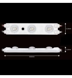 Module LED 0,72W DC12V IP67 pour Caissons Lumineux Rouge