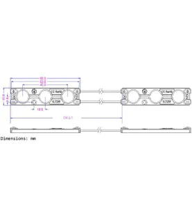 Module LED 0,72W DC12V IP67 pour Caissons Lumineux Blanc Neutre 4000K