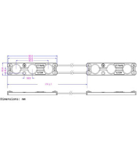 Module LED 0,72W DC12V IP67 pour Caissons Lumineux Blanc Jour 6500K