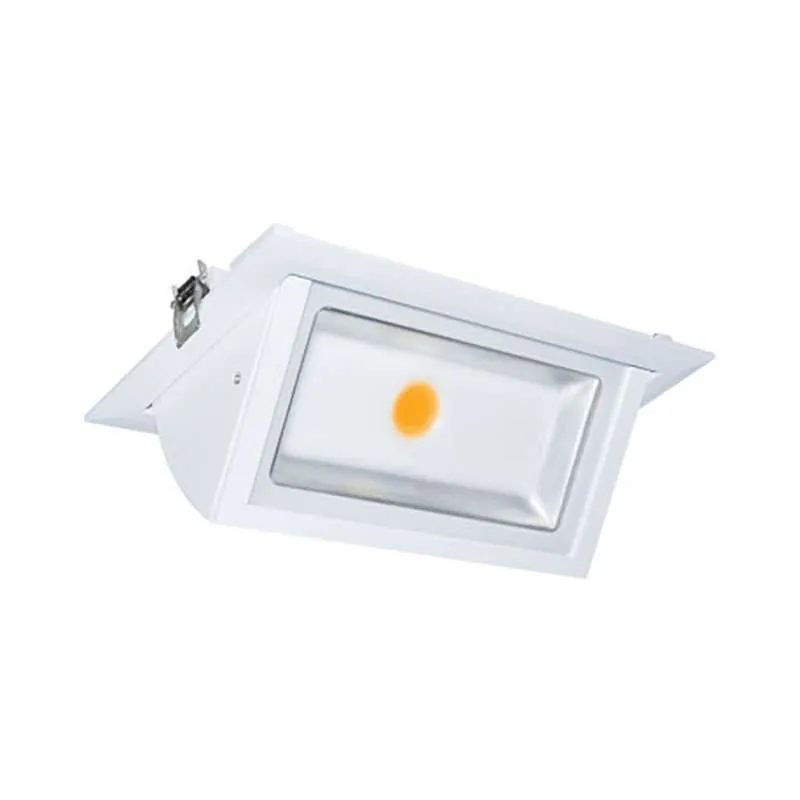 Spot LED Encastrable Orientable 30W 3200lm 80° IP20 235mmx145mm - Blanc Chaud 3000K perçage 218x125mm