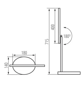 Lampe de bureau LED 4,5W équivalent 20W