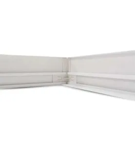 Kit Saillie pour Dalle LED Aluminium Blanc 1200x300mm