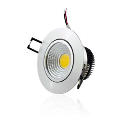 Plafonnier encastrable LED 5W COB - éclairage 40W