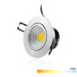 Plafonnier Aluminium Encastrable LED 5W COB - Eclairage 40W Blanc Froid 6000K