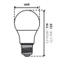 Ampoule LED E27 A60 10,5W 1050lm TUV lumière 75W Blanc du Jour 6400K