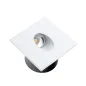 Spot LED 3W Encastrable pour Escalier Carré Blanc AC 220-240V Blanc Chaud 3000K