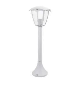 Lanterne Blanche sur Pied Douille E27 IP44 Hauteur 60cm