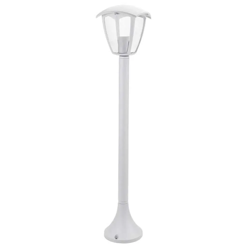 Lanterne Blanche sur Pied Douille E27 IP44 Hauteur 95cm