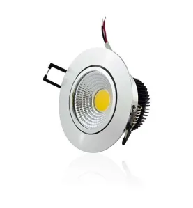 Plafonnier encastrable LED 5W COB - éclairage 40W