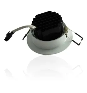 Plafonnier LED 5W encastrable blanc branchement 220V