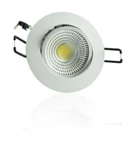 Plafonnier LED 5W encastrable blanc branchement 220V