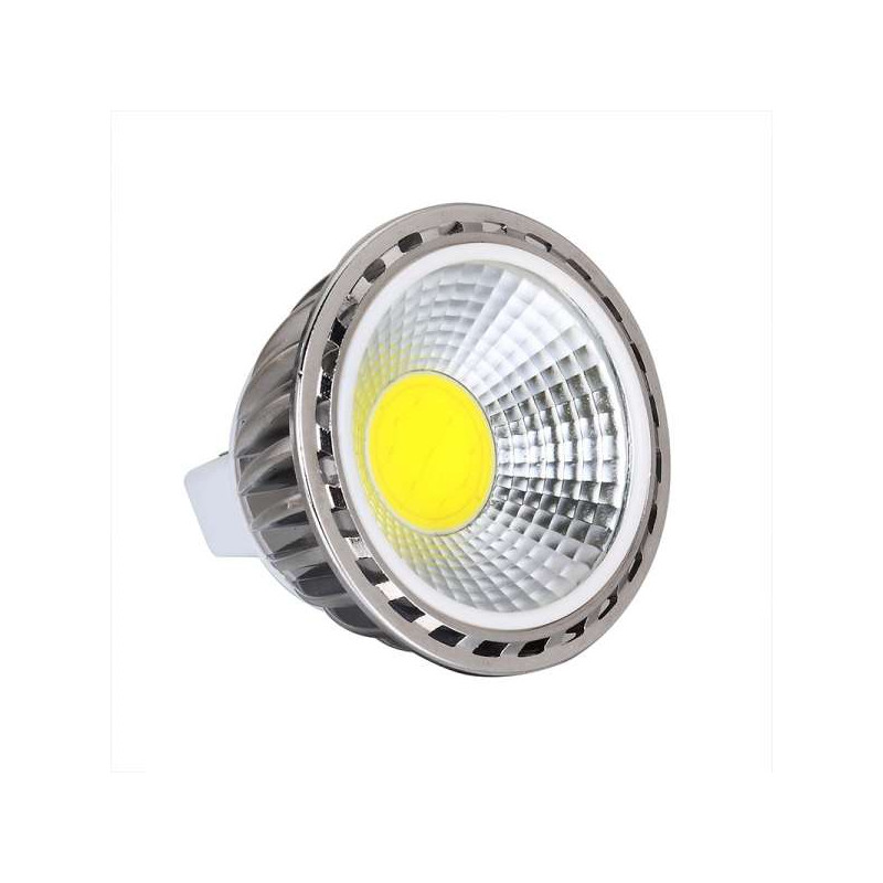 Kit Spot Led Gu10 5w Rond Encastrable Fixe Blanc Dimmable