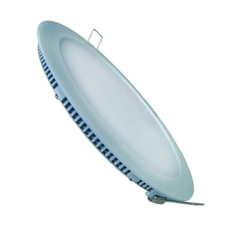 Spot LED encastrable extra plat 6W Gris - Blanc Naturel 4200K