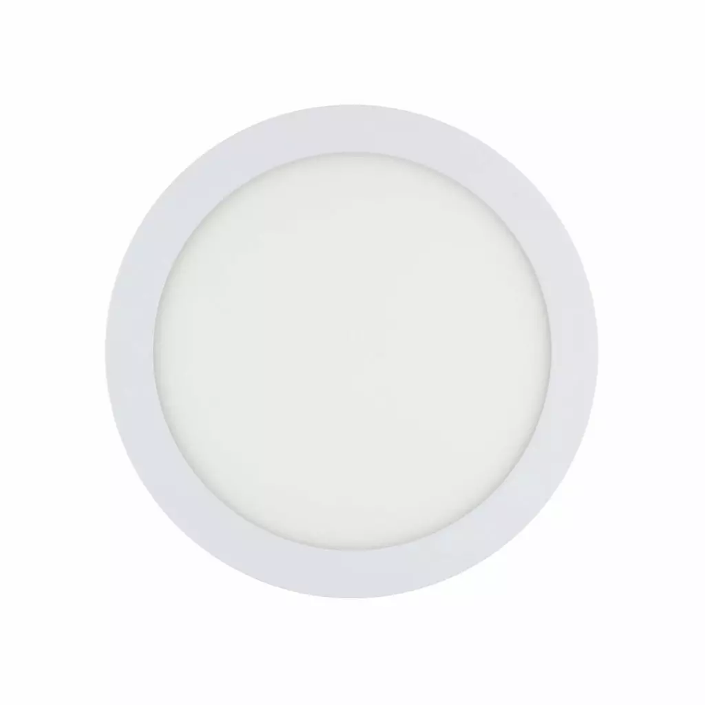 Spot LED encastrable plat 600mm rond 48W Blanc - Blanc Chaud 3000K