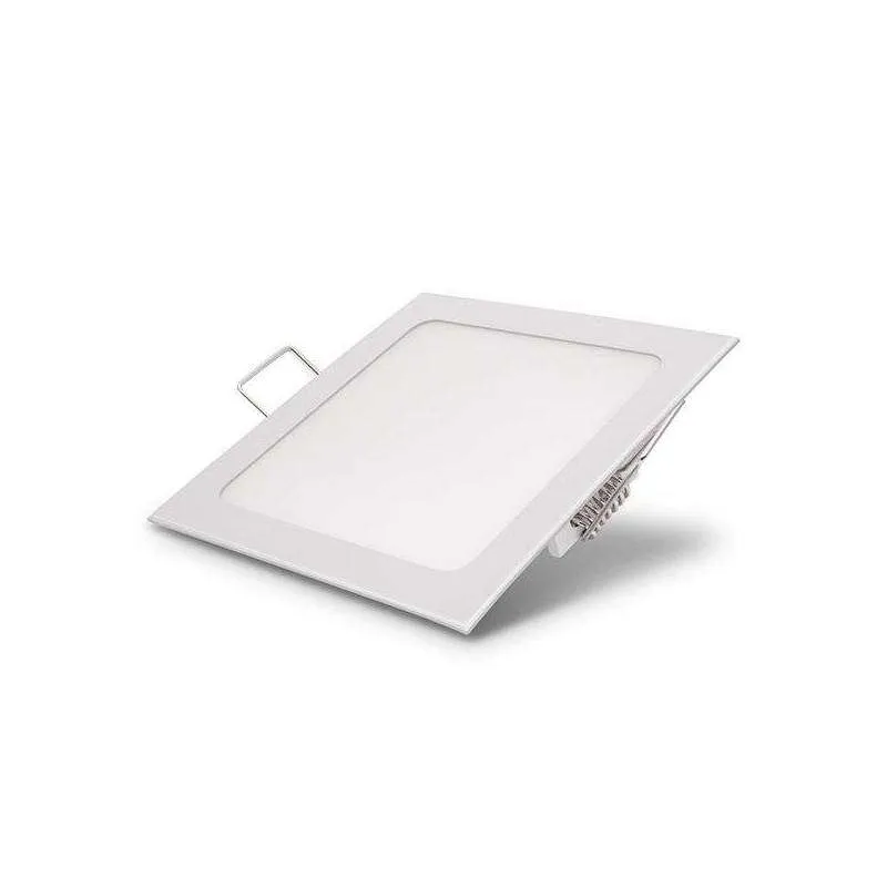 Downlight extrafin carré 6W Blanc - Blanc du Jour 6000K