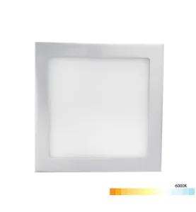 Downlight LED carré 6W faible hauteur lumière 40W