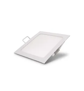 Downlight LED carré 6W faible hauteur lumière 40W