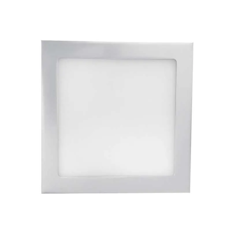 Downlight carré extrafin 12W - Tour Gris - Blanc Chaud 3000K