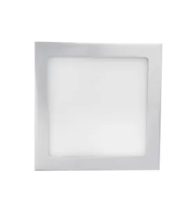 Downlight carré LED 24W Gris - Blanc Chaud 3000K