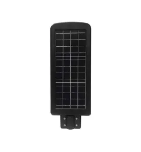 Luminaire LED Urbain Solaire 8W Noir IP65 avec Détecteur + Télécommande