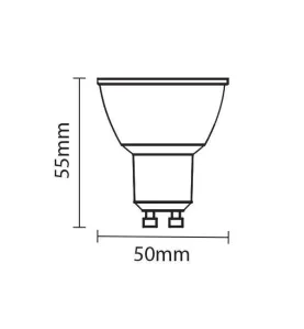 Spot LED 4W GU10 35W équivalent Dimmable