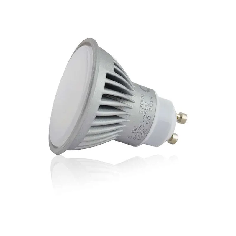 Spot LED GU10 6W éclairage 50W - Blanc Naturel 4100K 450lm angle large 120°