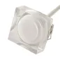 Spot LED encastrable 1W cristal Carré - Blanc Naturel 4500K