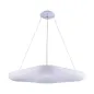 Suspension LED 38W Carrée Blanche 45cm Blanc Chaud 3000K