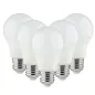 Lot de 5 Ampoules LED A60 SMD 8,5W E27 - Blanc Chaud 3000K