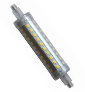 Ampoule LED R7S 10W 118mm 220V équivalent 80W