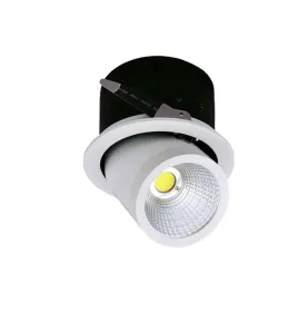 Spot LED Escargot Rond Orientable 35W équivalent 20W